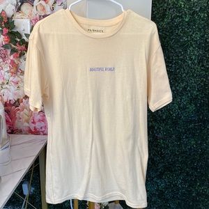 Tan short sleeve top